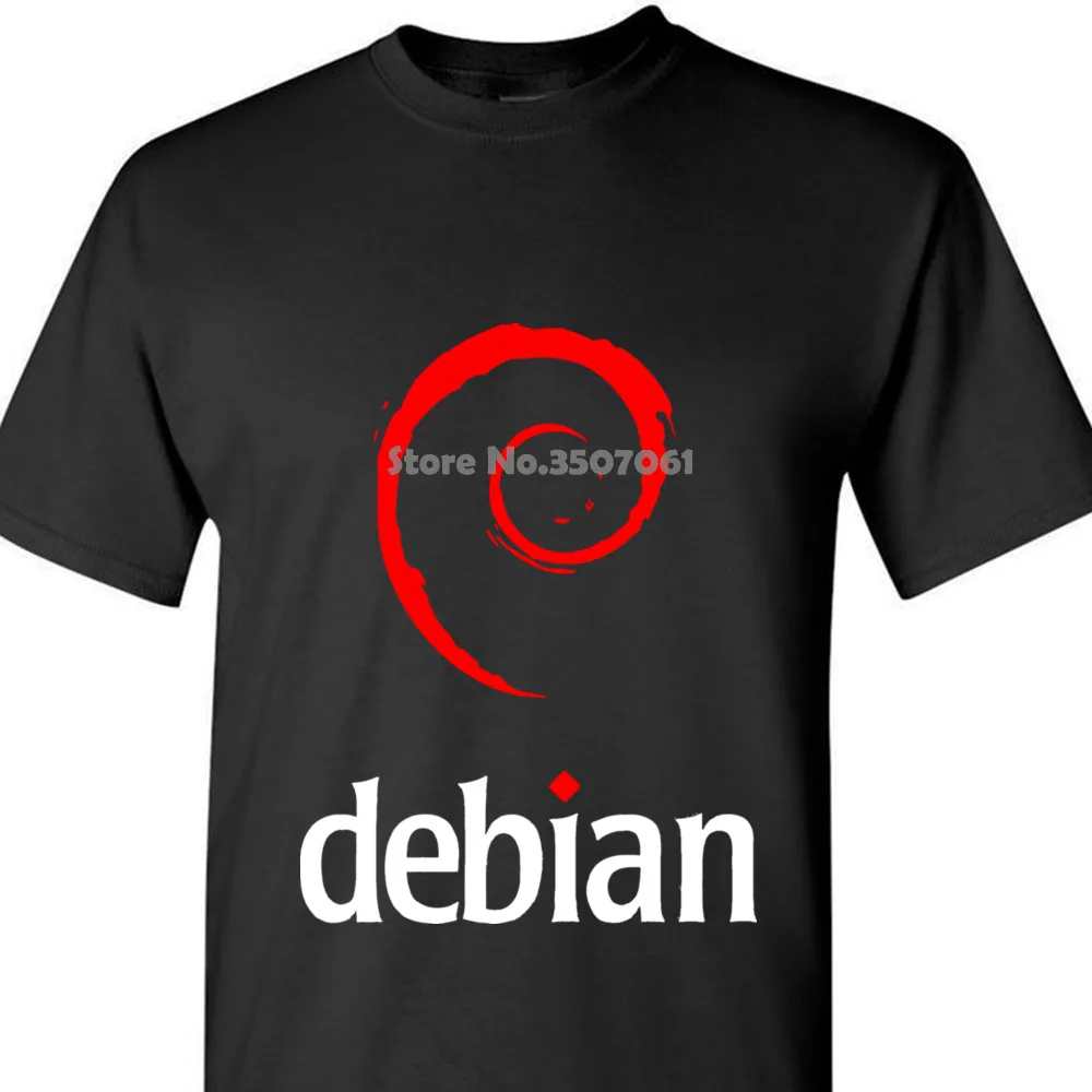 

Comical Shirt Men's Debian Linux Tees T Shirt Print Tshirt Men's O Neck Stylish Classic Women T Shirt Man/boy Gift coat tops