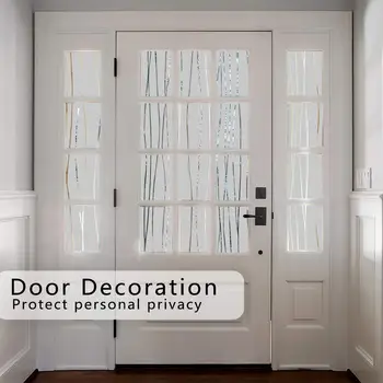 

60*200 cm Window Self-adhesive Film Privacy Light Protection | Vinyl Static Cling Decor Window Sticker for Home and Office