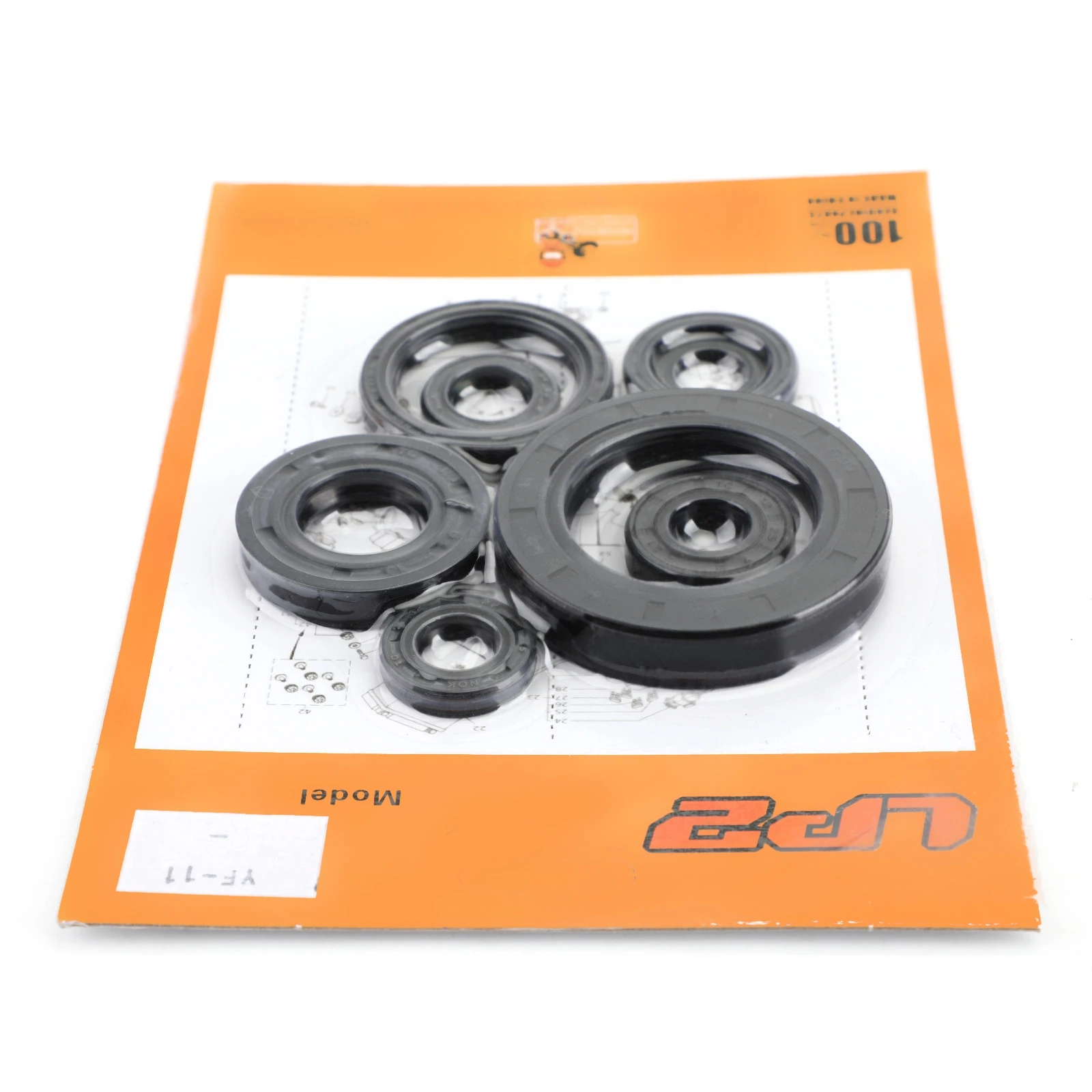 Motorcycle Engine Oil Seal Kit 8pcs for Honda CR250R 1992-2001 1993 1994 1995 1996 1997 2000 CR 250R cr250r cr-250r motorcycle engine oil seal kit