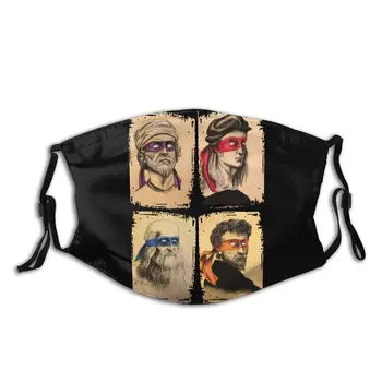 

Science Turtles Men Women Reusable Face Mask Anti Bacterial Dustproof Protection Mask Respirator Mouth Muffle with Filters