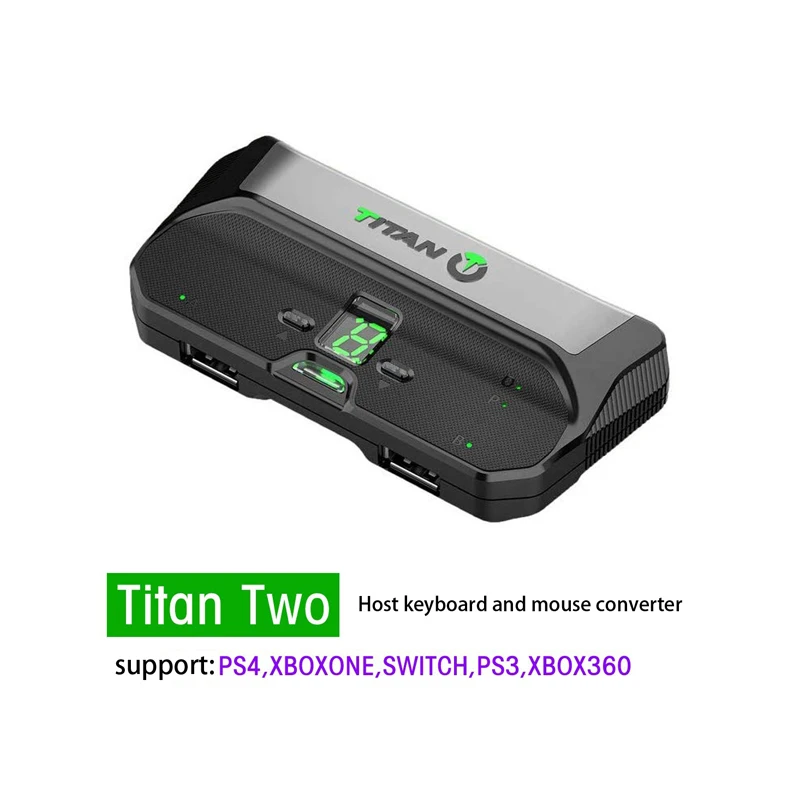 Беспроводной контроллер Titan Two поддерживает Ps4 Xboxone конвертер клавиатуры и мыши |