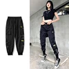 Streetwear Black Pants Women Korean Style Elastic Waist Sweatpants Baggy Pants Summer Autumn Hip Hop Harajuku Trousers Women ► Photo 2/6