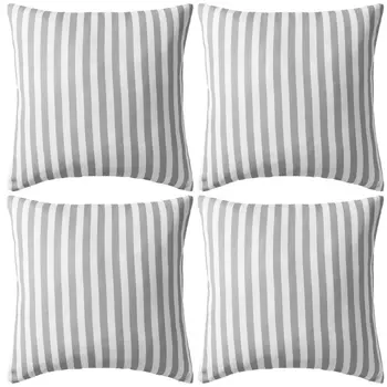 

Vidaxl garden cushion 4 PCs. Stripe pattern 45x45 cm Gray