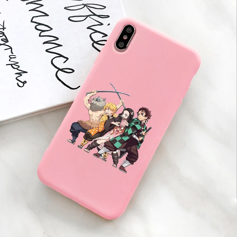 Demon Slayer Kimetsu No Yaiba для IPhone 11 Pro Max Чехол 6S 6 7 Plus 8 8Plus X Xs Max Xr Мягкий силиконовый чехол для Iphone - Цвет: P-1232