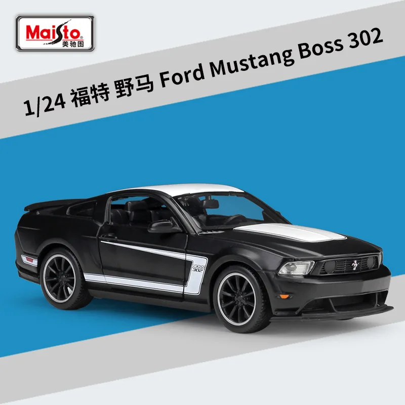 Maisto 1:24 Ford Mustang Boss 302 Auto Sportiva Statica Die Cast Veicoli Modello Da Collezione Giocattoli Per Auto