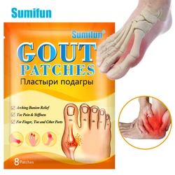 8Pcs Sumifun Gout Treatment Patch Finger Bunion Toe Pain Relief Medical Plaster Foot Thumb Analgesic Sticker Joints Bone Ache