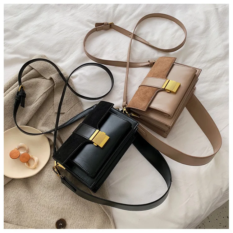 Женская сумка на одно плечо, матовая цветная сумка из искусственной кожи, сумка-мессенджер, косая сумка