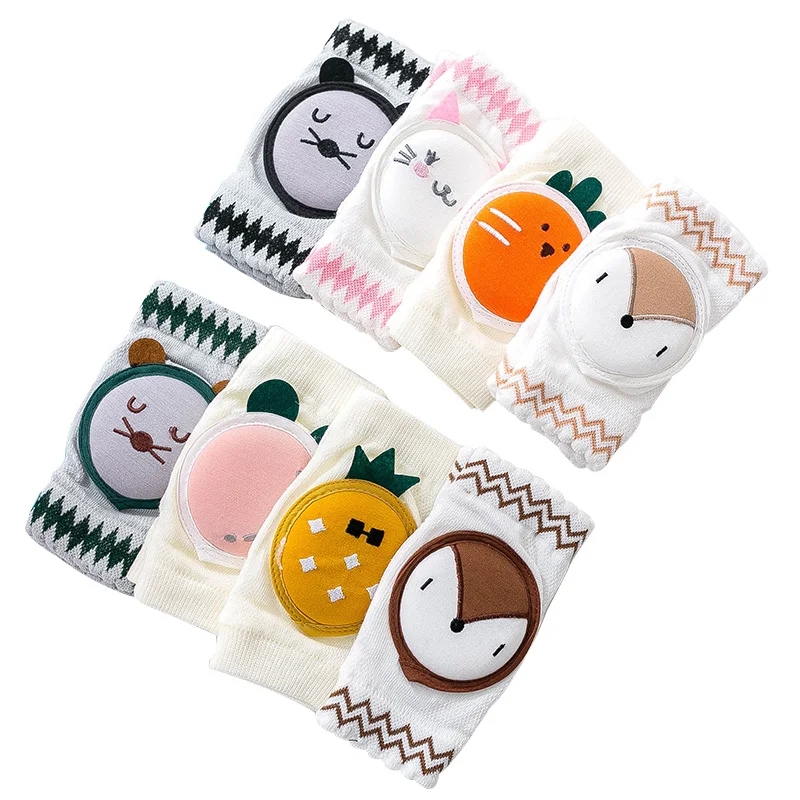 

Baby Legs Warmer Knee Pads Knee Pad For Toddler Elbow Cushion For Newbron Cartoon Cotton Spring Summer Baby Safety