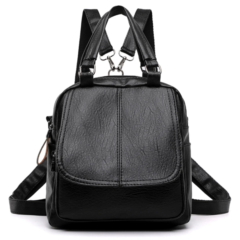 

Women'S New Summer Multifunction Handbag Female Fashion PU Personality Retro Small Shoulder Messenger Bag Handbag