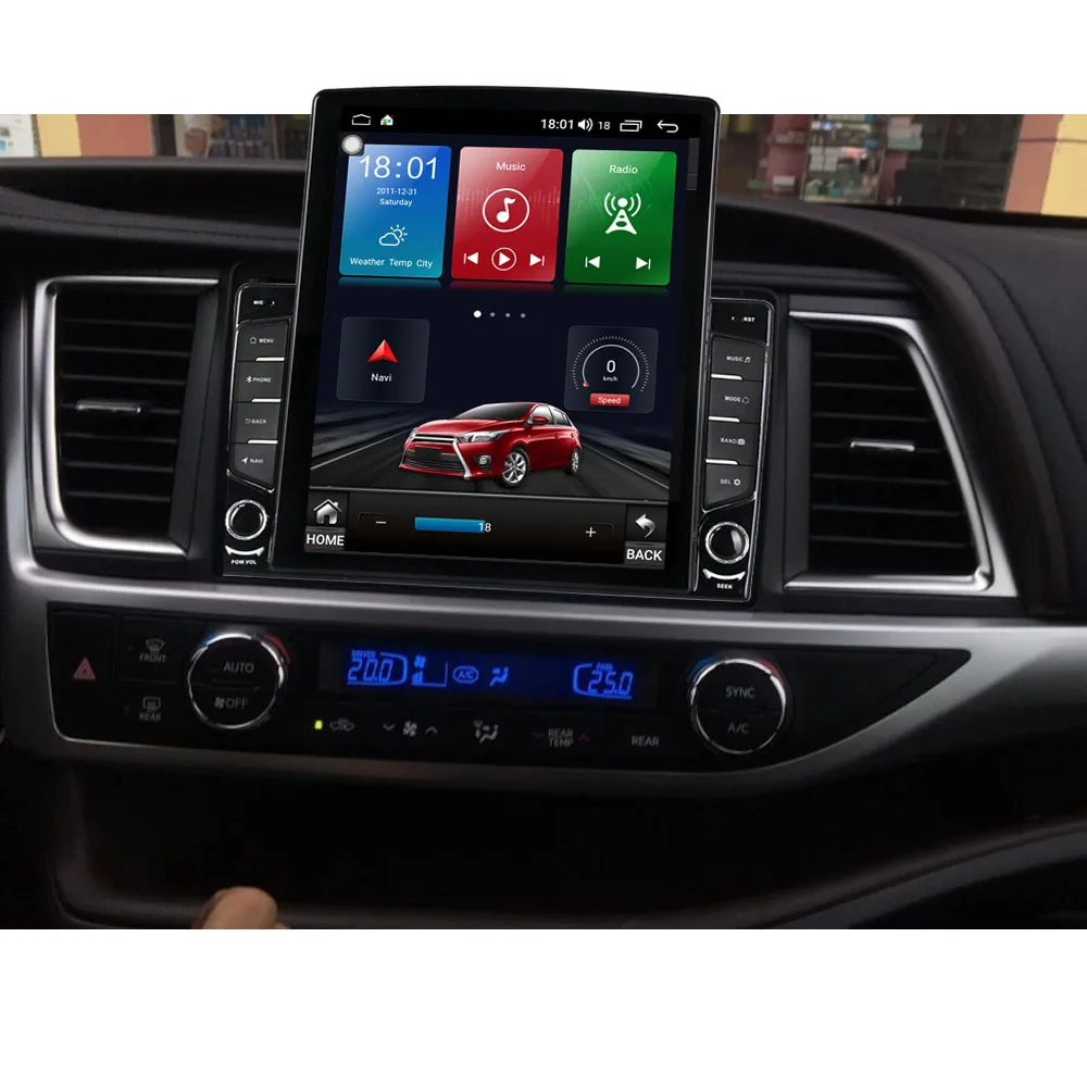 Головное устройство Navi Car IPS DSP аудио радио мультимедиа Tesla плеер Android 10 64 ГБ для TOYOTA