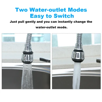

New Stainless Steel Rotatable Water Saving Tap Faucet Nozzle Sprayer 360 Degree Swivel Faucet Extender Diffuser Kitchen Accessor