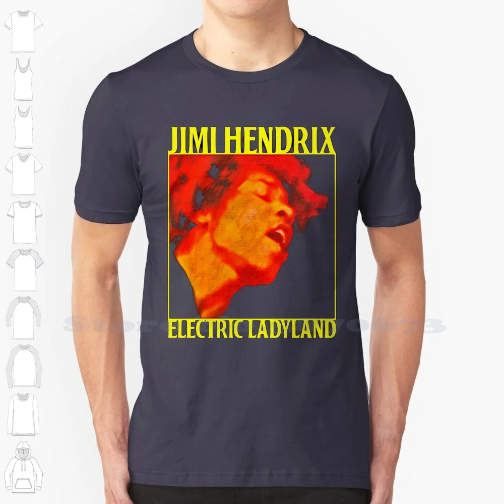 Electric Ladyland Album Art Cool Design Trendy T Shirt Tee Joy Division Willy Nelson Korn Music Band Pop Punk Metal
