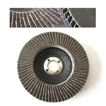4-дюймовый жалюзи 100 мм толщиной лепестковый круг металла перекидной шибер Нержавеющая сталь плоская Наждачная шкурка работа по дереву полировка Pad