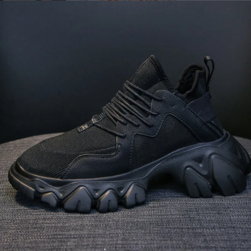 Ceny Kobieta zagęszczona podeszwa buty do biegania oddychająca siatka Sport Ultra zwiększa trenerzy Famale Jogging Zapatillas Hombre M4 18