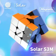 DianSheng – Cube magique magnétique solaire Plus S3M 3x3x3, Puzzle professionnel anti stress, jouets éducatifs pour enfants