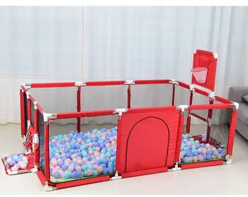 

Baby Kids Furniture Playpen for Children Dry Ball Pool Swimming Pool Safety Barriers Babys Playground Ball Park for 0-6 Years