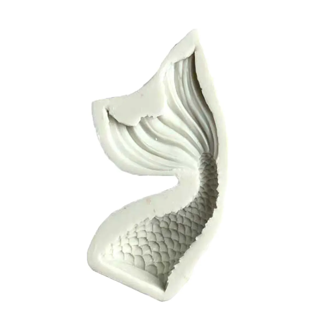 FishTail 2 Форма для торта, форма для рыбы, вилки, хвоста, силиконовая Русалка, форма для украшения торта, инструменты для украшения торта, мыло ручной работы, помадка, форма для выпечки шоколада - Цвет: FishTail 2