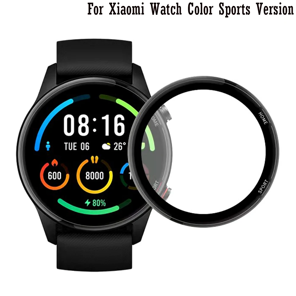 

Мягкая прозрачная защитная пленка для Xiaomi MI Watch, цветная спортивная версия, полноэкранная защитная крышка, изогнутая поверхность