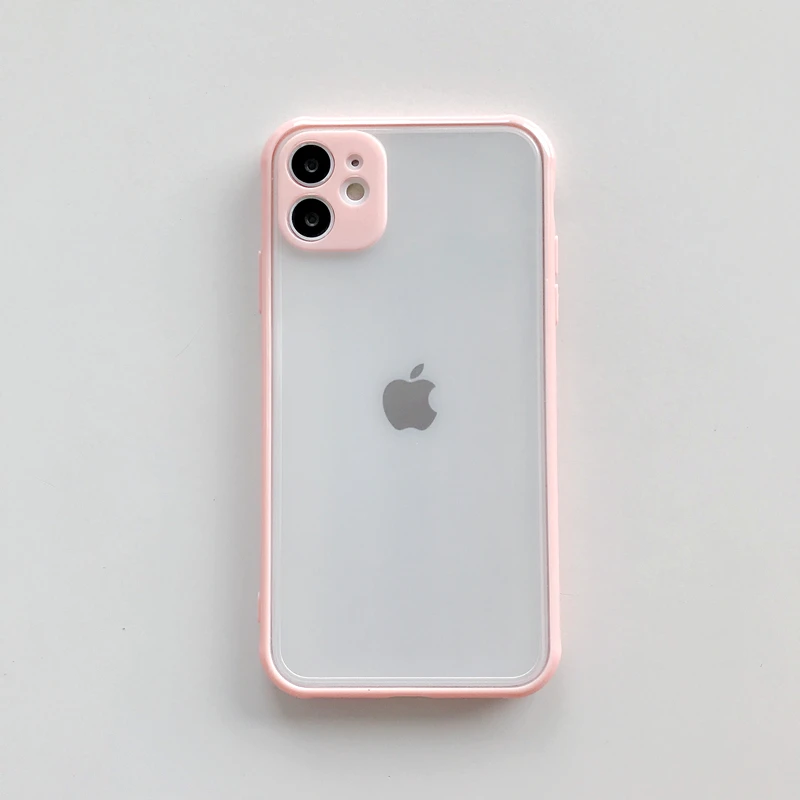 2 in 1 PC+TPU Phone Case on iphone 12 Pro 12 mini 11 Max Simple lens protection Cover For iphone 11 X XS Max XR Shockproof Cases best iphone 13 mini case