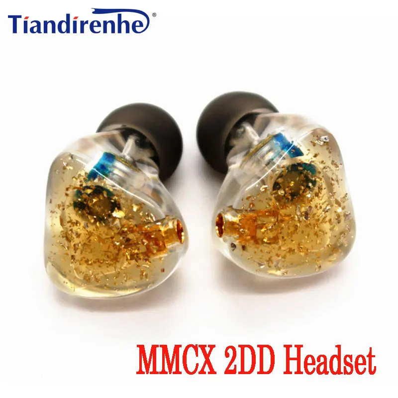 

New 2DD Resin earphones High-end earphones MMCX Interface earphone HIFI earphones Sports earphones 1 pair