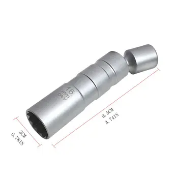 

Universal 16mm Point Remover Wrench Magnetic Spark Plug Sleeve Socket Car Repair K1AF