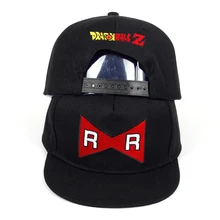 RR Snapback Caps Cotton RR Baseball Cap Dragon Ball Red Ribbon Army Delicate Embroidery Dad Hat No structure Hat