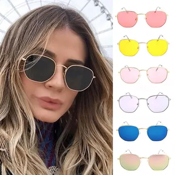 

2020 Metal Sun Glasses Vintage Male Cat Eye Sunglasses Women Brand Designer Retro Round Female Goggles UV400 Sunglasses
