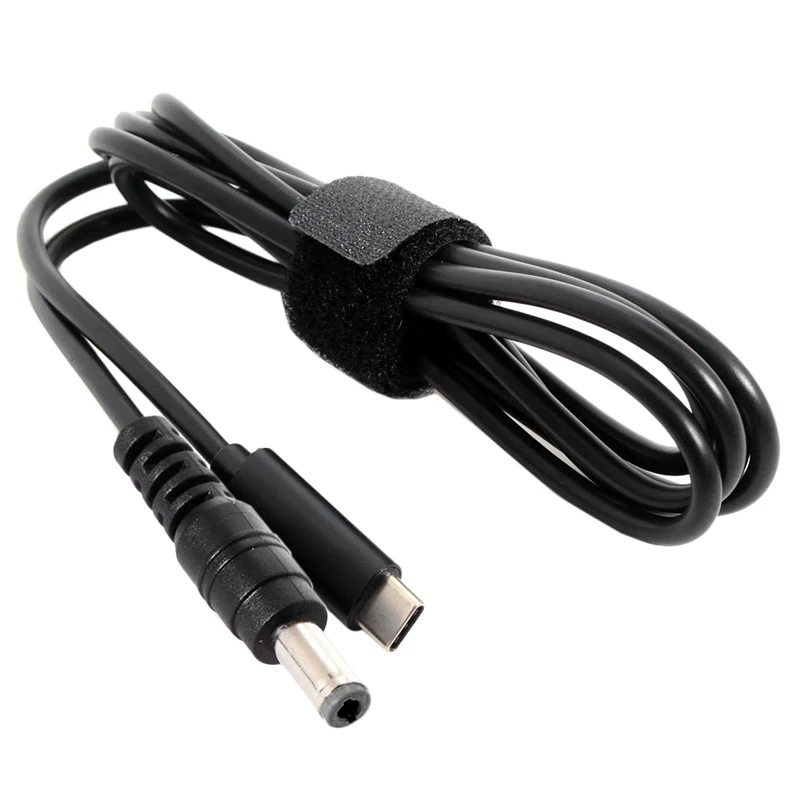 Тип C USB-C вход в прямоугольник 5,5*2,1 мм Мощность PD зарядный кабель для ноутбука 180 см 6 футов