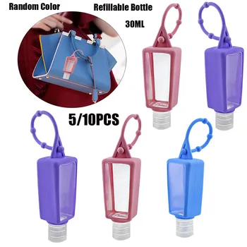 

5/10pcs Refillable Bottle Wash-free Hand Sanitizer Bottle Practical Daily Storage Sub Packaging Bottles with Bottle Cover