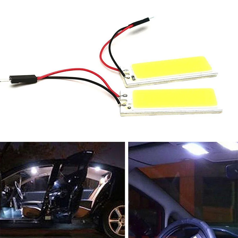 2 шт. супер яркий белый 190LM ксенон HID Белый 36 COB светодиодный Купол Карта светильник внутренняя панель автомобиля лампа 12 В рабочий светильник Высокое качество