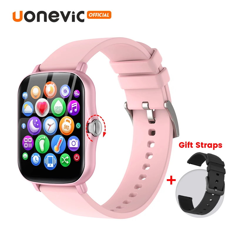 Uonevic Smart Watch Y20 Waterproof Phone Bluetooth Call DIY Face Fitness Tracker Sports Smartwatch for Men Women | Электроника