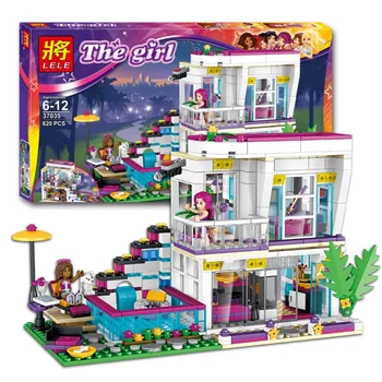 

Building Block 10498 girl Friends Livi's Pop Star House 41135 Emma Mia Figure Educational Toy For Children building block Toys