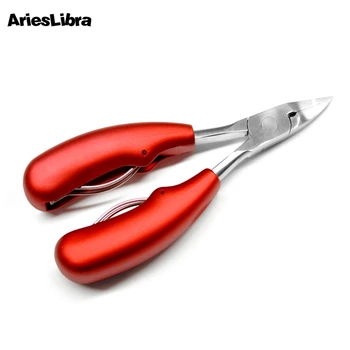 

AriesLibra Sharp Curved Paronychia Remover Nail Scissors Cuticle Tweezer Cutter Nipper Clipper Nail Toe Plier Manicure Tools