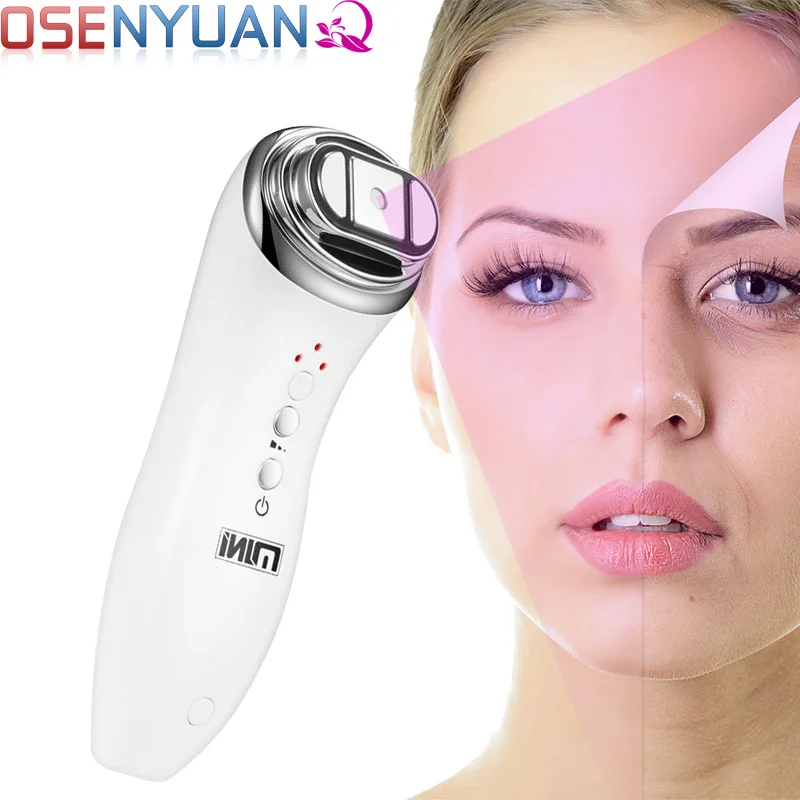 

Osenyuan Ultrasonic Bipolar RF Radio Frequency Lifting Face Skin Care Massager Mini Hifu Anti Wrinkle Tightening Device White