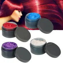Временная Краска для волос, 100 мл, одноразовая, цветная, флуоресцентная, сделай сам, воск для волос, крем-краска для волос, средство для укладки волос, цвет волос