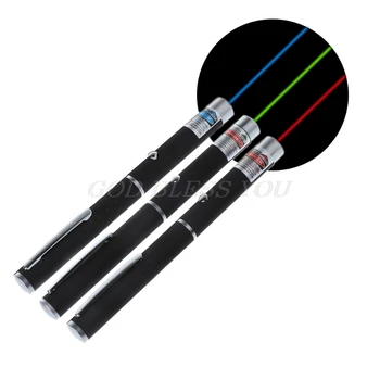 

Powerful Green Red Blue Laser Pointer Pen Beam Light 5mW Professional High Power Presenter Lazer Hot Selling