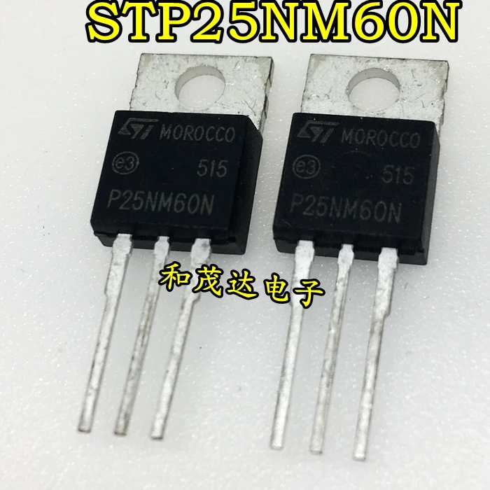 5 шт./STP25NM60N P25NM60N 600V 21A-220 TO220