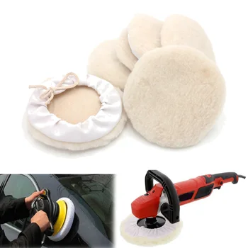 

Buffing Polishing Pad 6pcs Set 7inch Auto Wool Bonnet Buffer Hook Loop