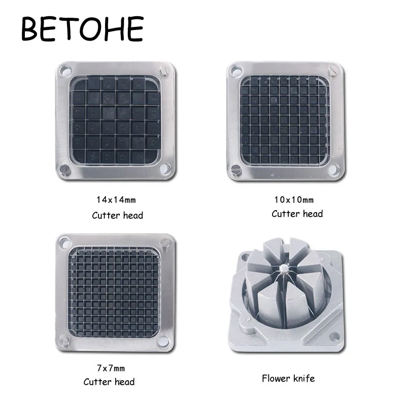 Stainless steel cutting fries machine parts cutting potato radish cucumber machine parts cutter head blade