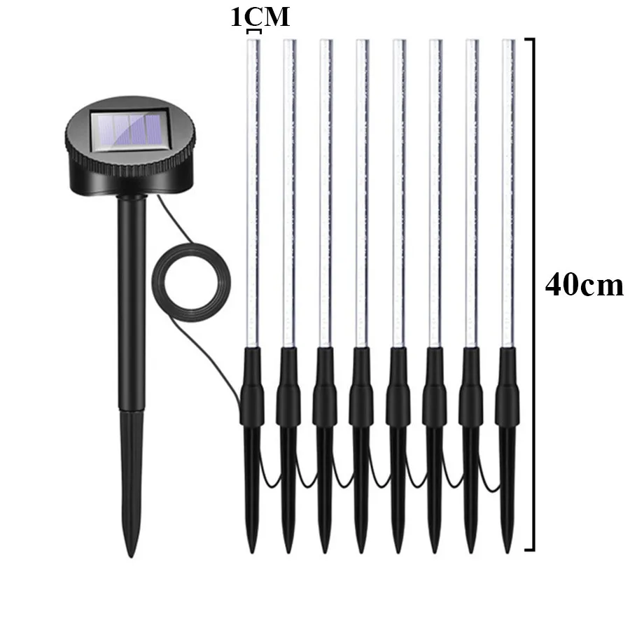 5-8pcs-Bubble-Solar-Tube-Stake-Lights-Garden-Stick-Light-Outdoor-AcrylicPowered-Lamp-For