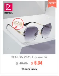 DENISA антибликовые Квадратные Солнцезащитные очки с солнцезащитными очками, Мужские поляризационные очки, Новая Мода UV400 очки для взрослых P1904