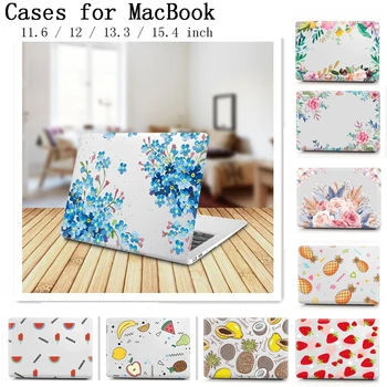

New Laptop Sleeve Case For Apple Macbook 13.3 inch Cover For Macbook Air Pro 11 12 13 15 Retina With Touch Bar Flower Fruit Case