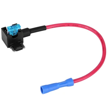 

Hot 5 Pcs Car Circuit Fuse Tap Adapter Micro Mini Blade Fuse Holder Kit 32V 15A