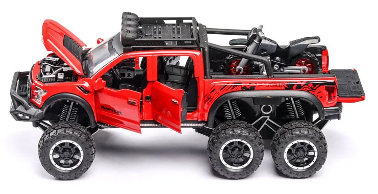1:32 игрушечный автомобиль G63 F150 джип Металлический Игрушечный Автомобиль литые под давлением игрушечные транспортные средства модель автомобиля со звуком автомобильный светильник игрушки для детей Подарки