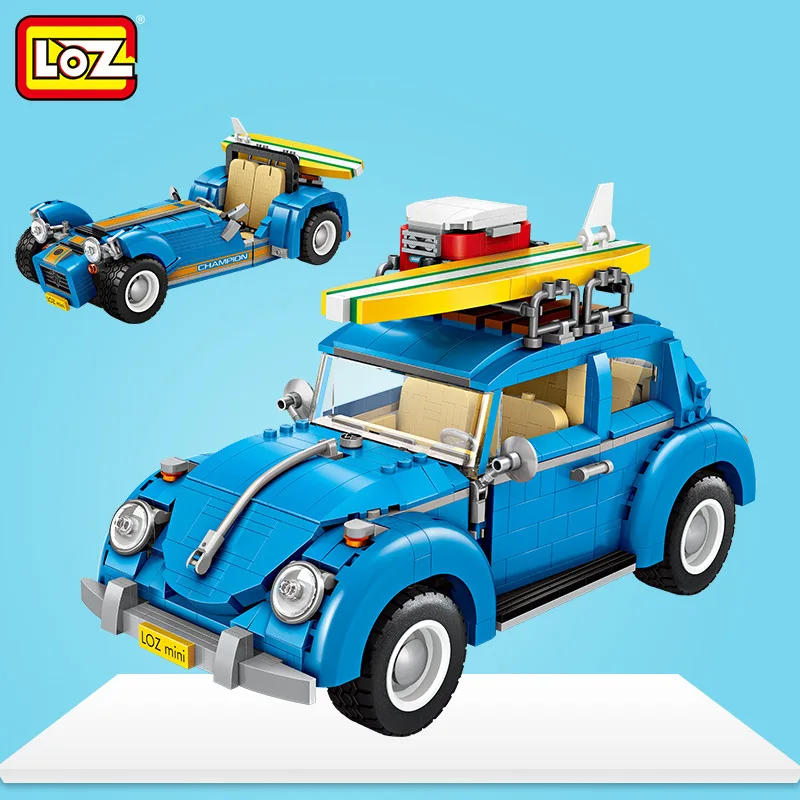 

LOZ 1113 Toy Car Model Mini Building Blocks Inserted Building Blocks Adult Educational Assembled Toys Building Blocks Holiday Gi