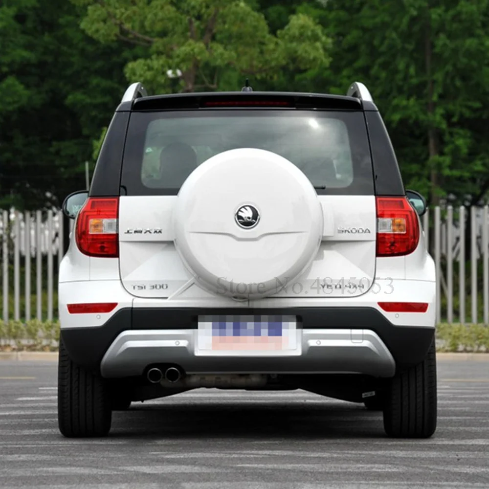 AITWATT для Skoda Yeti черный спойлер 2013 до высокое качество АБС пластик автомобиль задний багажник крыло багажника белый спойлер для автомобиля