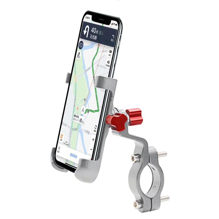 Universal Bicycle Phone Holder Bracket Aluminum Alloy Bike Handlebar/Mirror Phone Mount Support CSL88