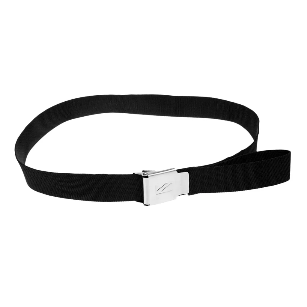 1,5 м пояс для дайвинга с пряжкой Camlock из нержавеющей стали черный