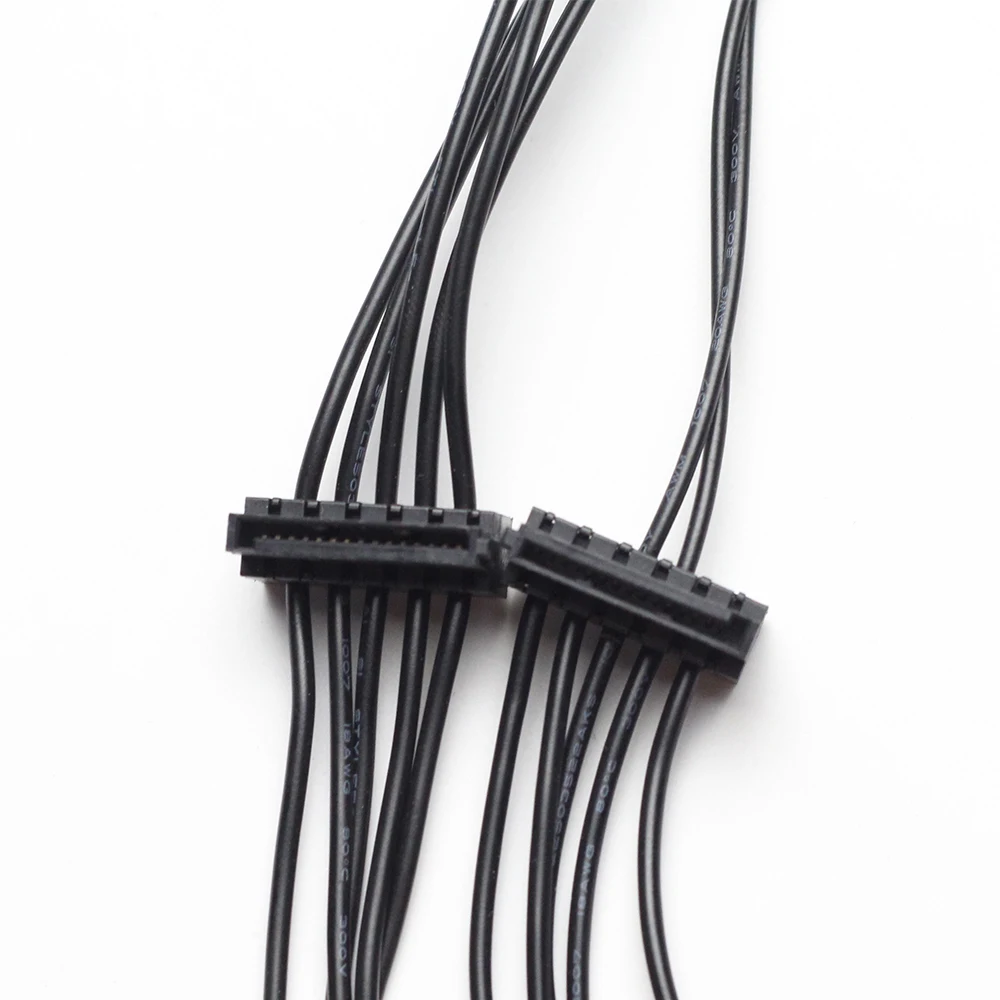 전원 공급 장치 케이블, Dell 3250 3268 3650 3653 3660 3667 3668 Mini 6 Pin to 2 SATA 1 pcs SSD