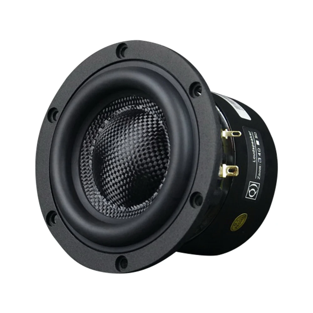 Aiyima-coluna Hifi Home Theater Fibra de Vidro Cone de Áudio Alto-falante Subwoofer Ohm Alto-falante 80w 1pc - Image 2